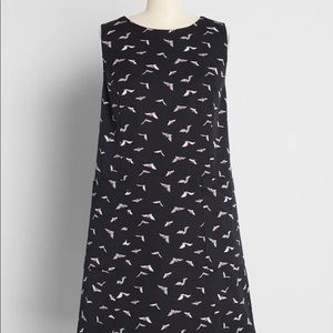 Maven of Mod Shift Dress by ModCloth. Absolutely adorable shift dress with bats!